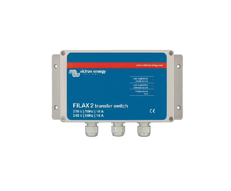Victron Energy, Comutator automat (Transfer Switch) Filax 2 110 V/50 Hz‑120 V/60 Hz, SDFI0000110