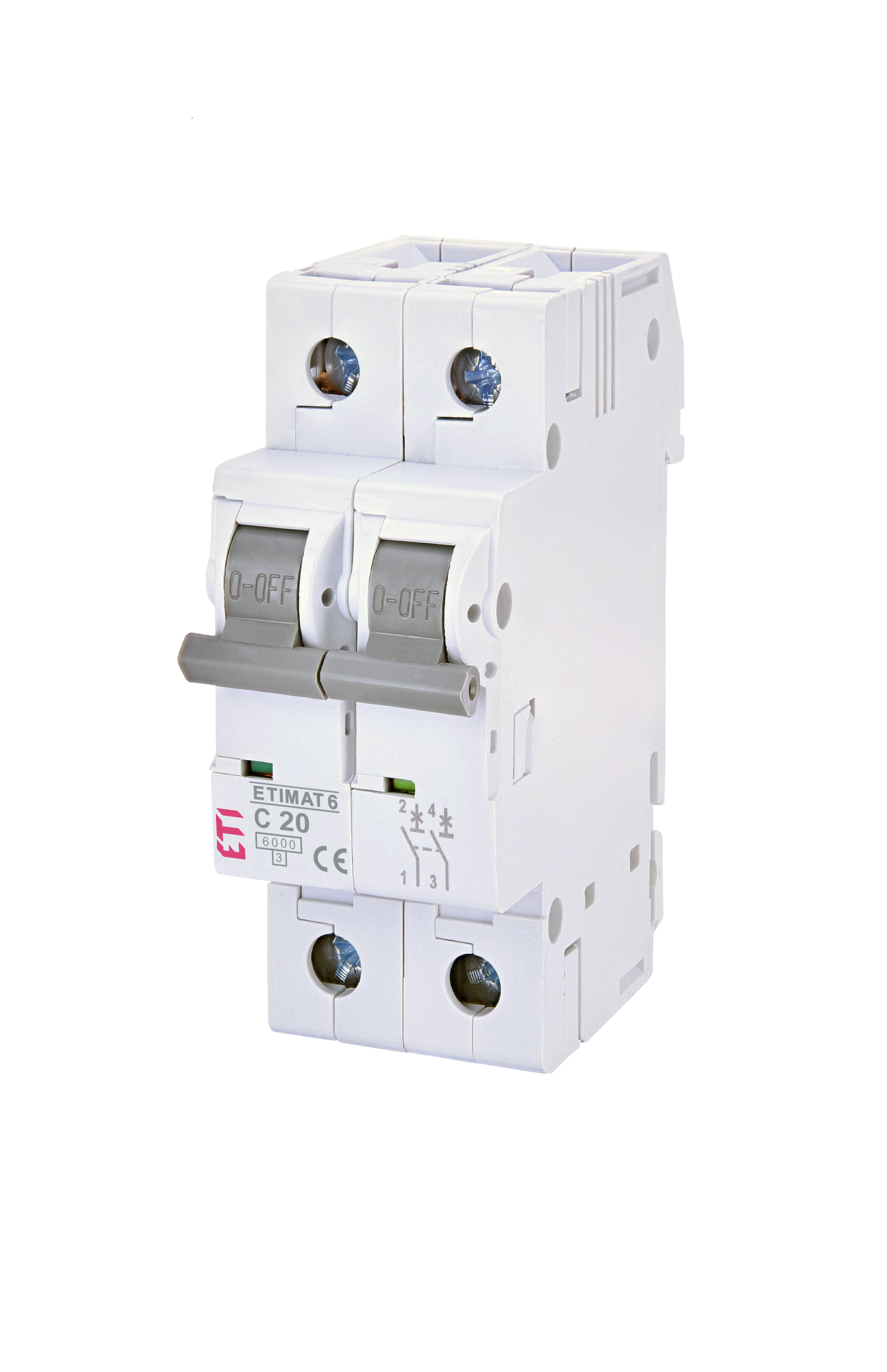 INTRERUPATOR DE CIRCUIT ETIMAT P6 2p C20