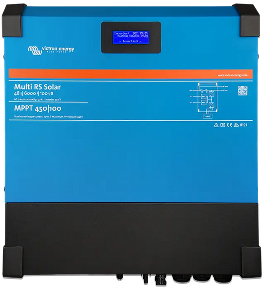 Victron Energy, Invertor cu charger 48 V 6000 VA Multi RS Solar 48/6000/100‑450/100, PMR482602020