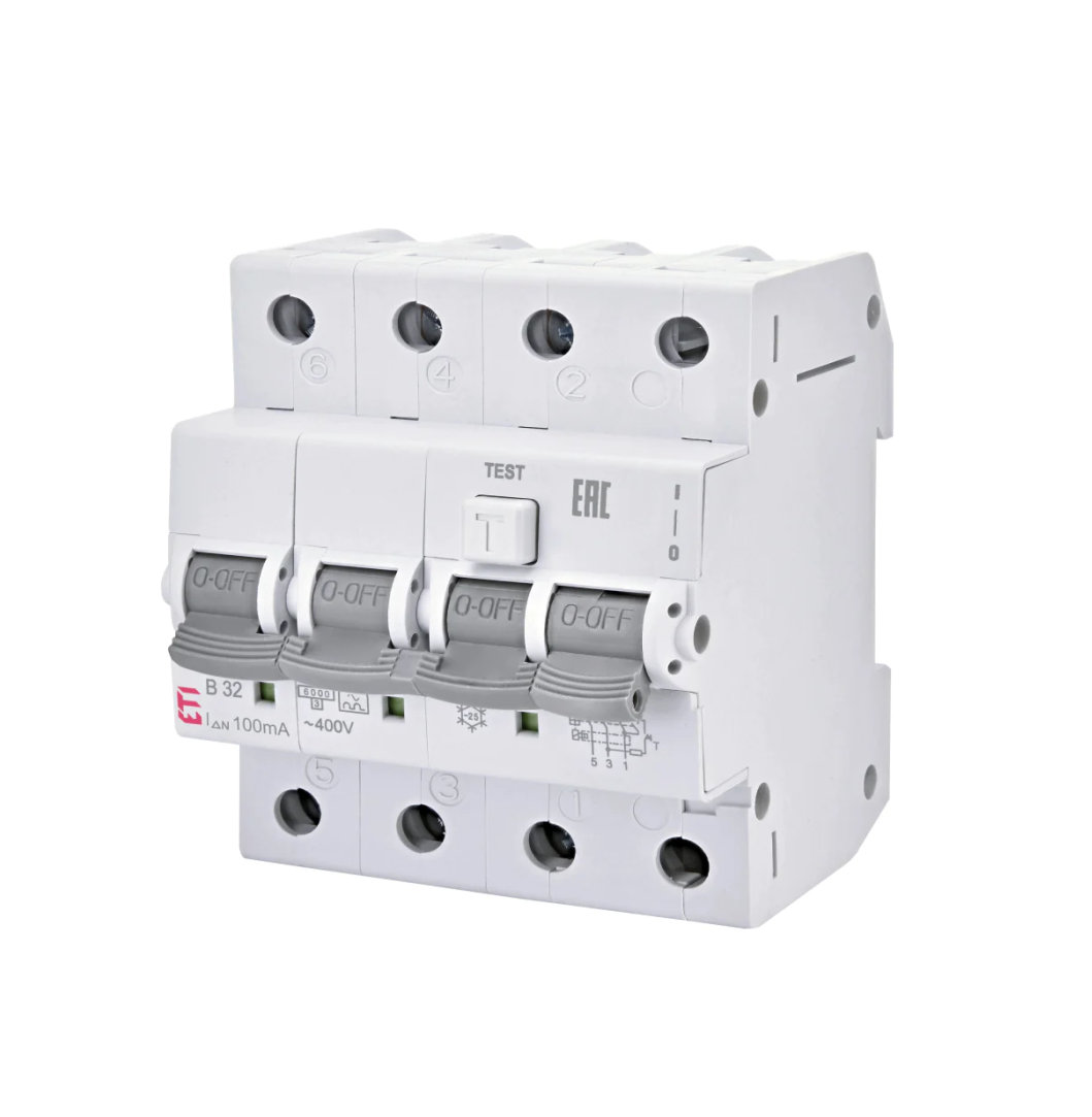 INTRERUPATOR DIFERENTIAL KZS-4M 3p+N A C16/0.1