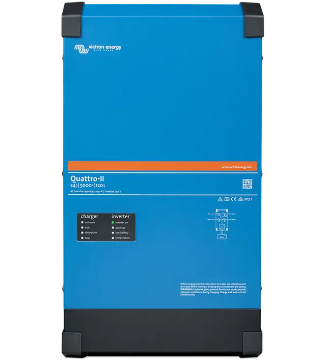 Victron Energy, Invertor cu charger 24 V 2500 VA Quattro 24/2500/50‑40/30, QUA242505010