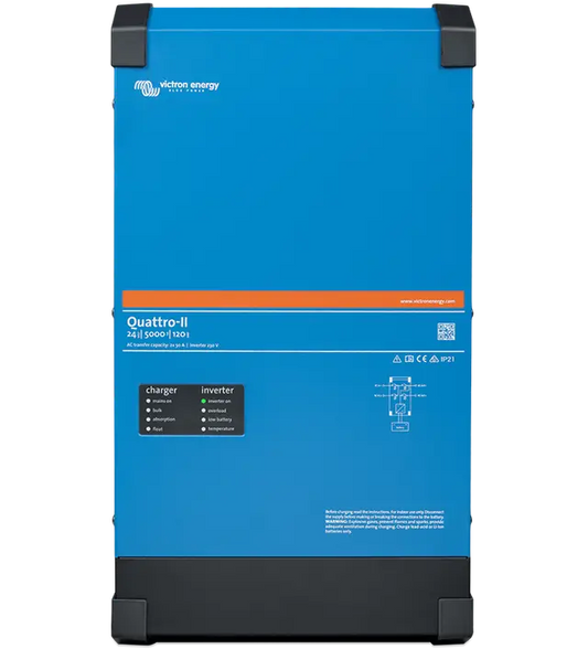 Victron Energy, Invertor cu charger 24 V 2500 VA Quattro 24/2500/50‑40/30, QUA242505010