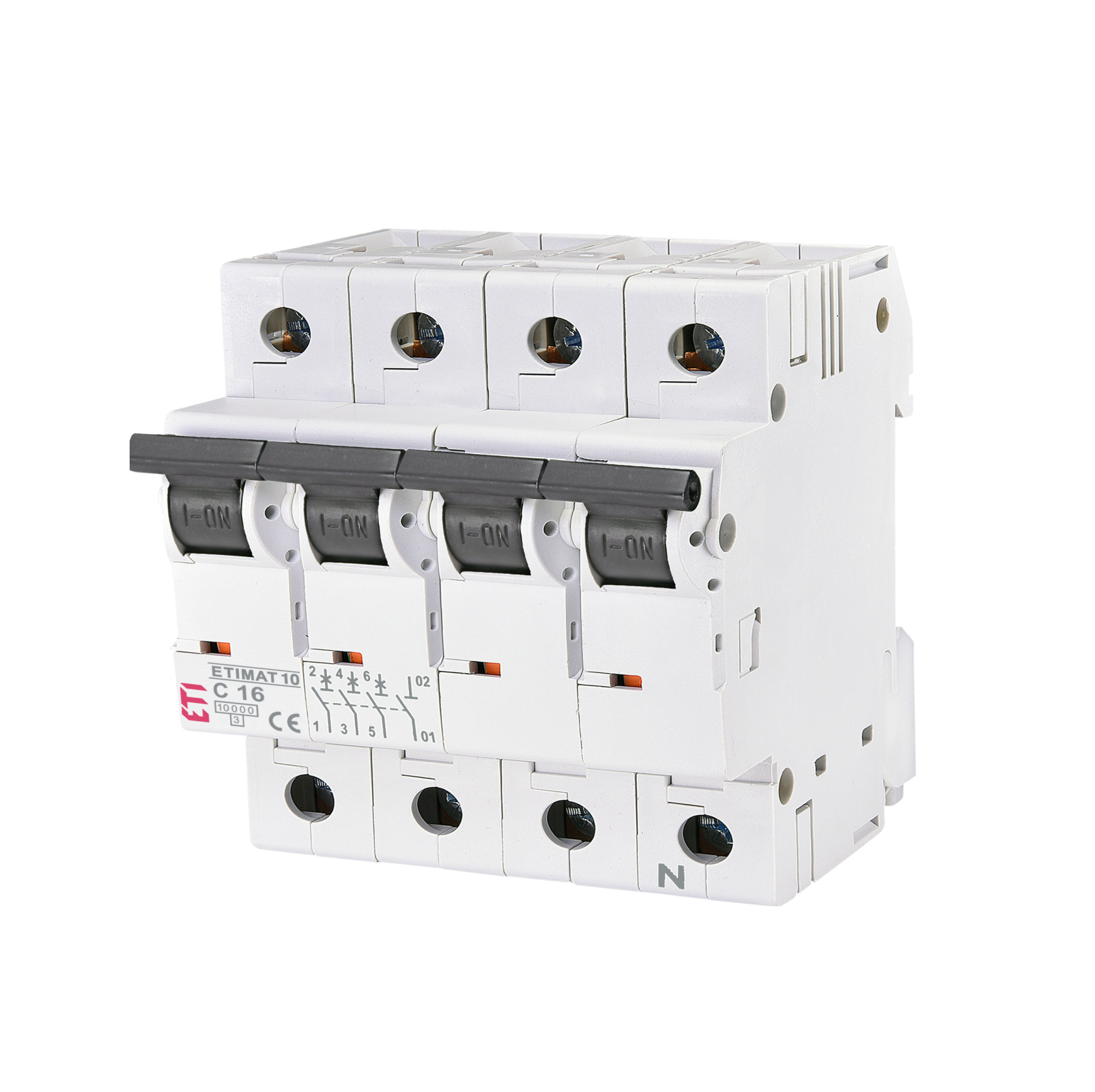 INTRERUPATOR DE CIRCUIT ETIMAT 10 3p+N C16