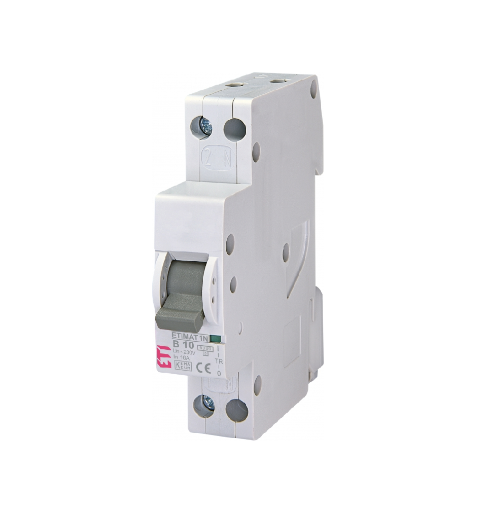 INTRERUPATOR DE CIRCIUT ETIMAT 1N 1p+N B10 6kA