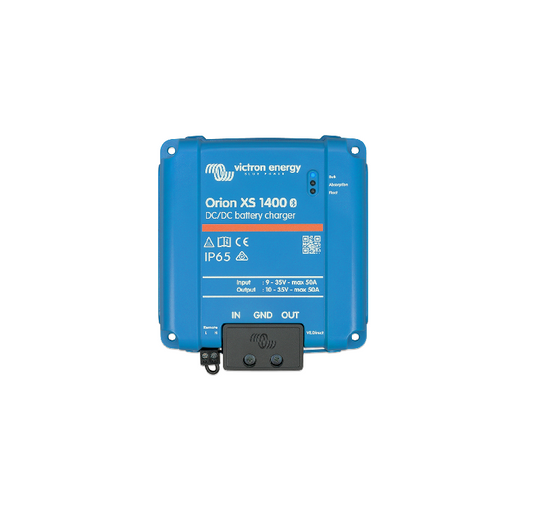 Convertor / încărcător DC‑DC Orion XS 12/12‑50A (EMC), Victron Energy, ORI121217050 — încărcător baterii DC‑DC, 12V >> 12V, 50A